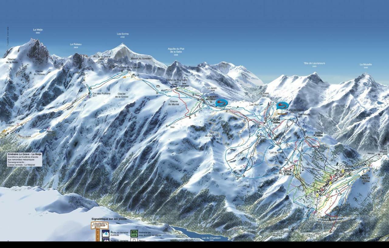 Les Lys Oranges Lägenhet Le Bourg-dʼOisans Exteriör bild